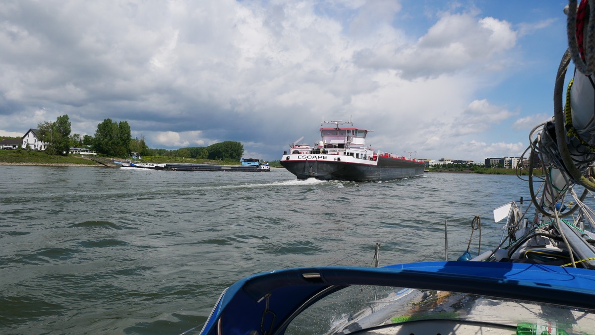 Von Köln nach Wesel - der erste Tag auf dem Rhein